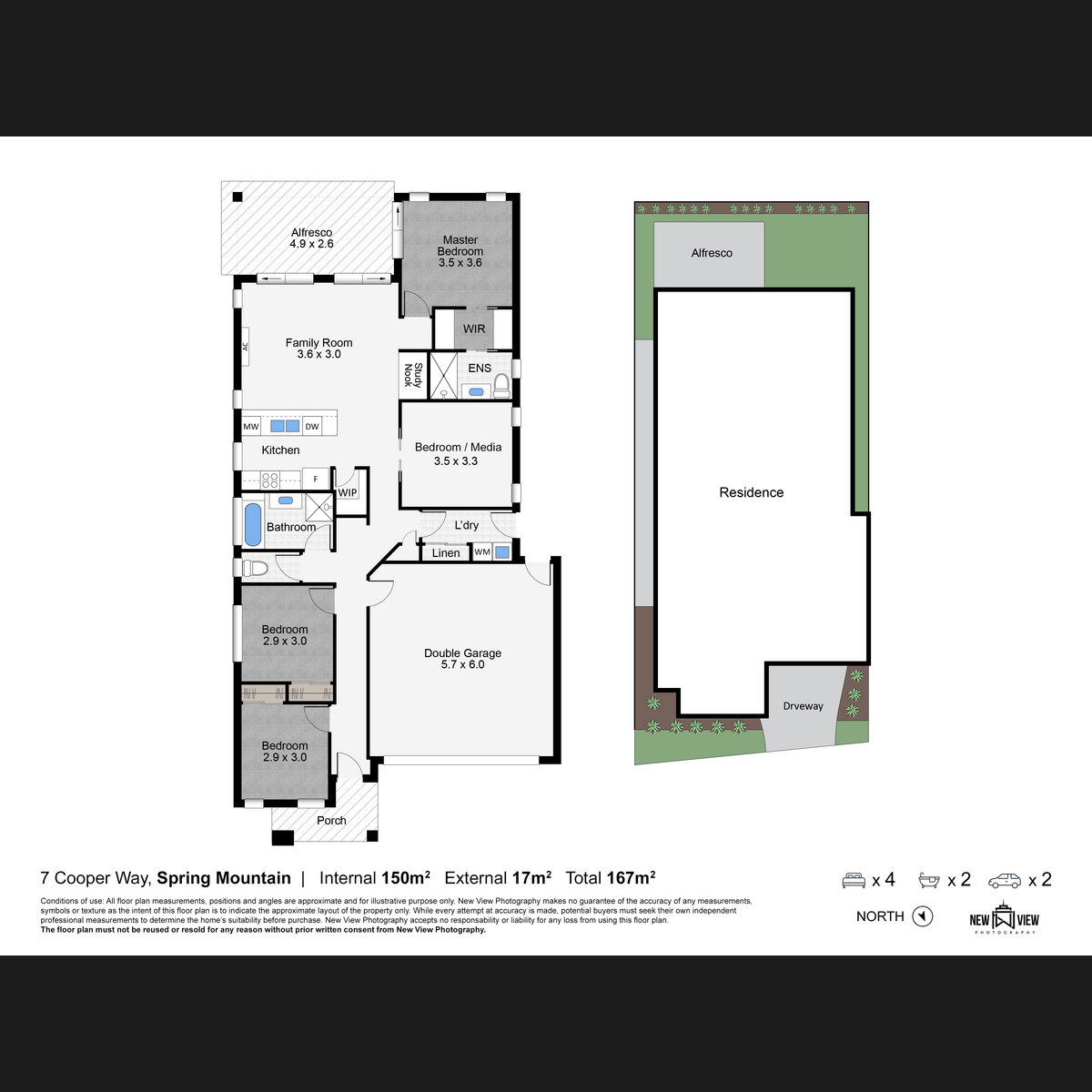 Floorplan of Homely house listing, 7 Cooper Way, Spring Mountain QLD 4300