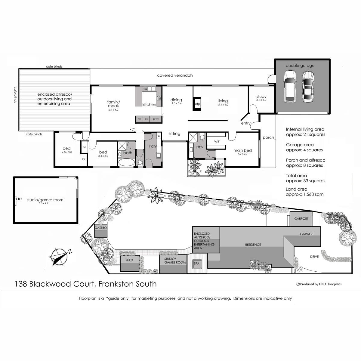 Floorplan of Homely house listing, 13 Blackwood Court, Frankston South VIC 3199
