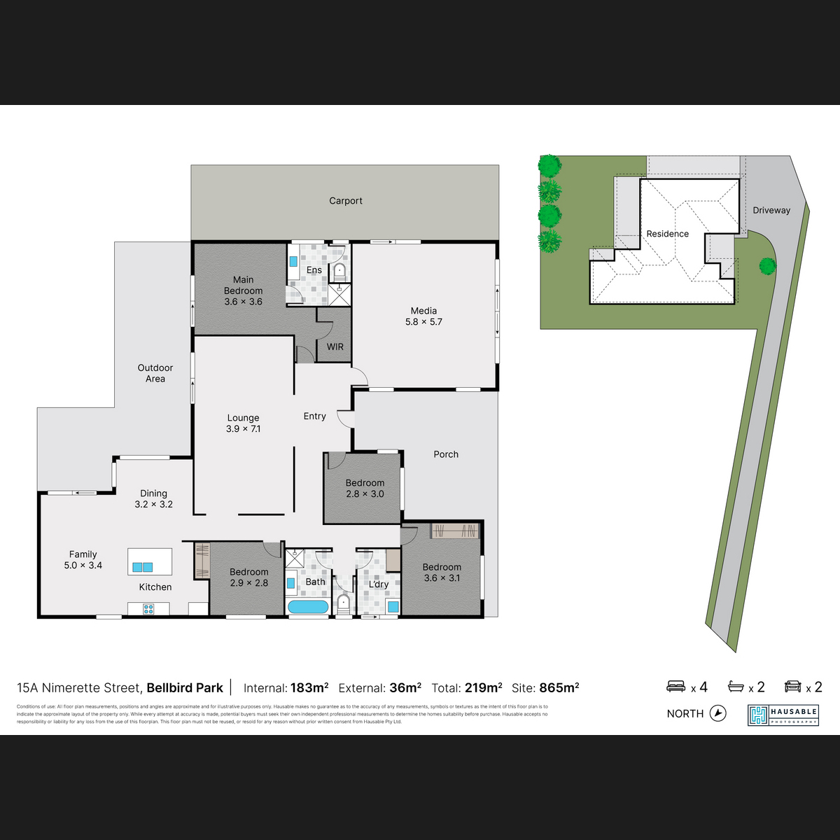 Floorplan of Homely house listing, 15A Nimerette Street, Bellbird Park QLD 4300