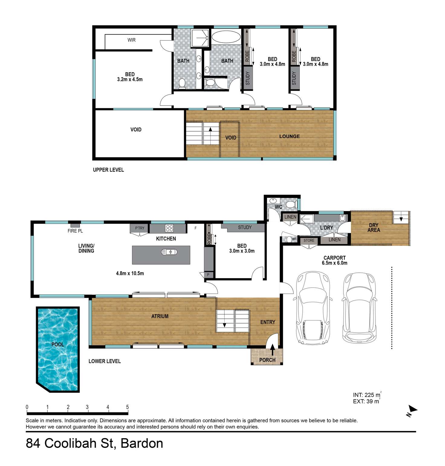 Floorplan of Homely house listing, 84 Coolibah Street, Bardon QLD 4065