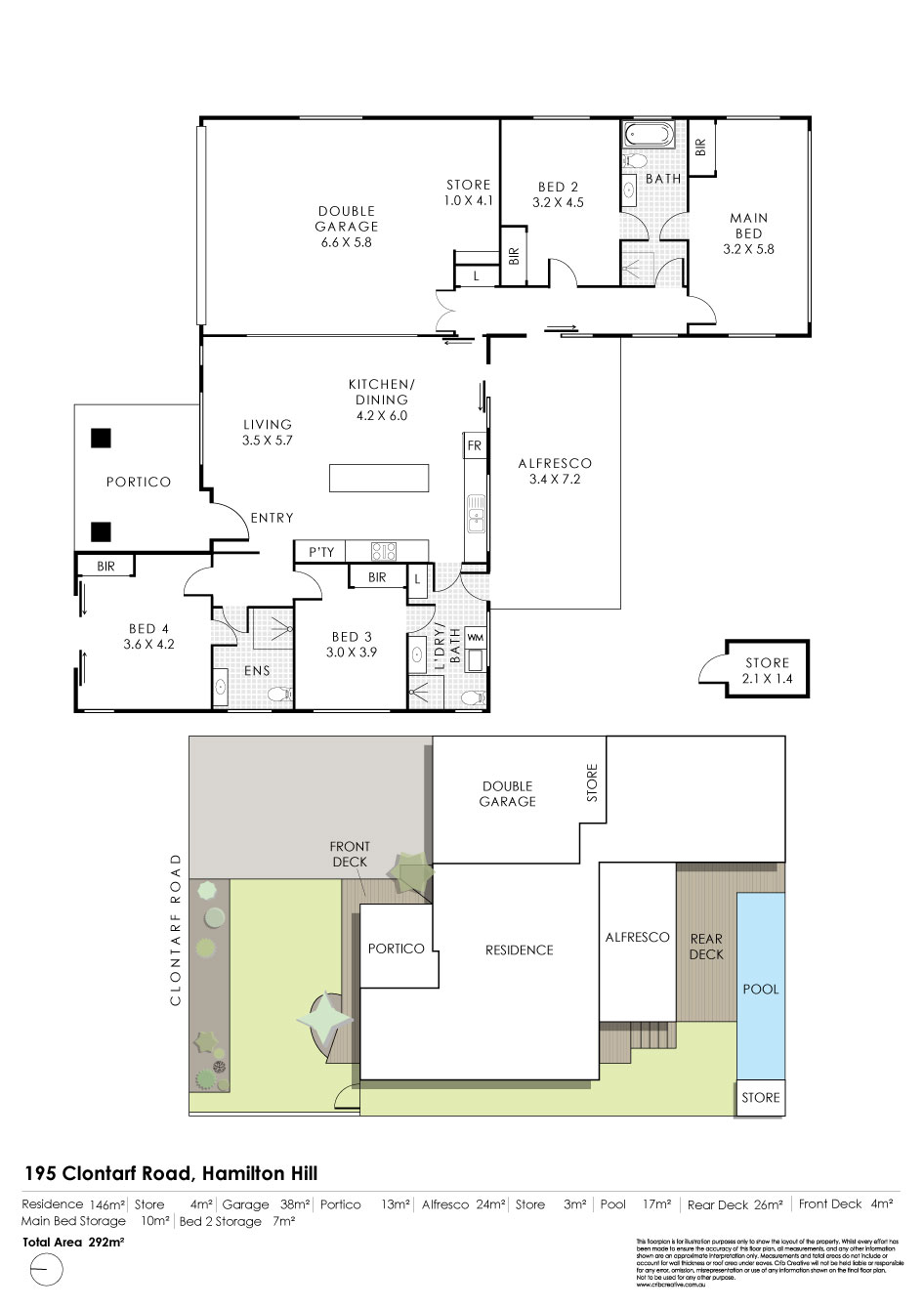 Floorplan of Homely house listing, 195 Clontarf Road, Hamilton Hill WA 6163