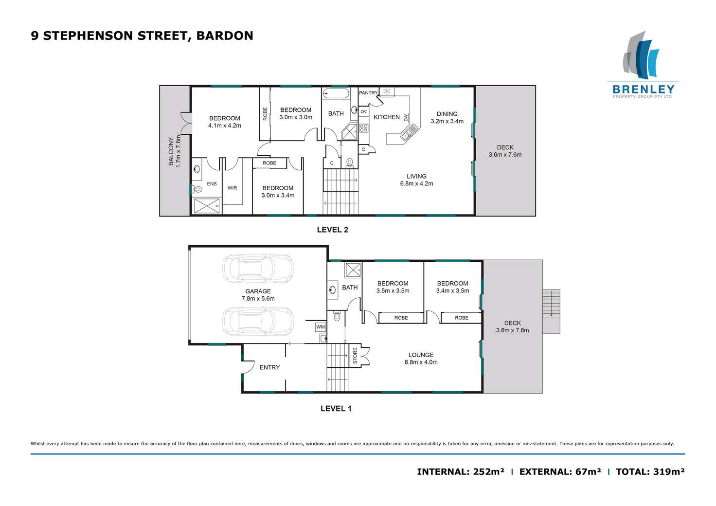 Floorplan of Homely house listing, 9 Stephenson Street, Bardon QLD 4065