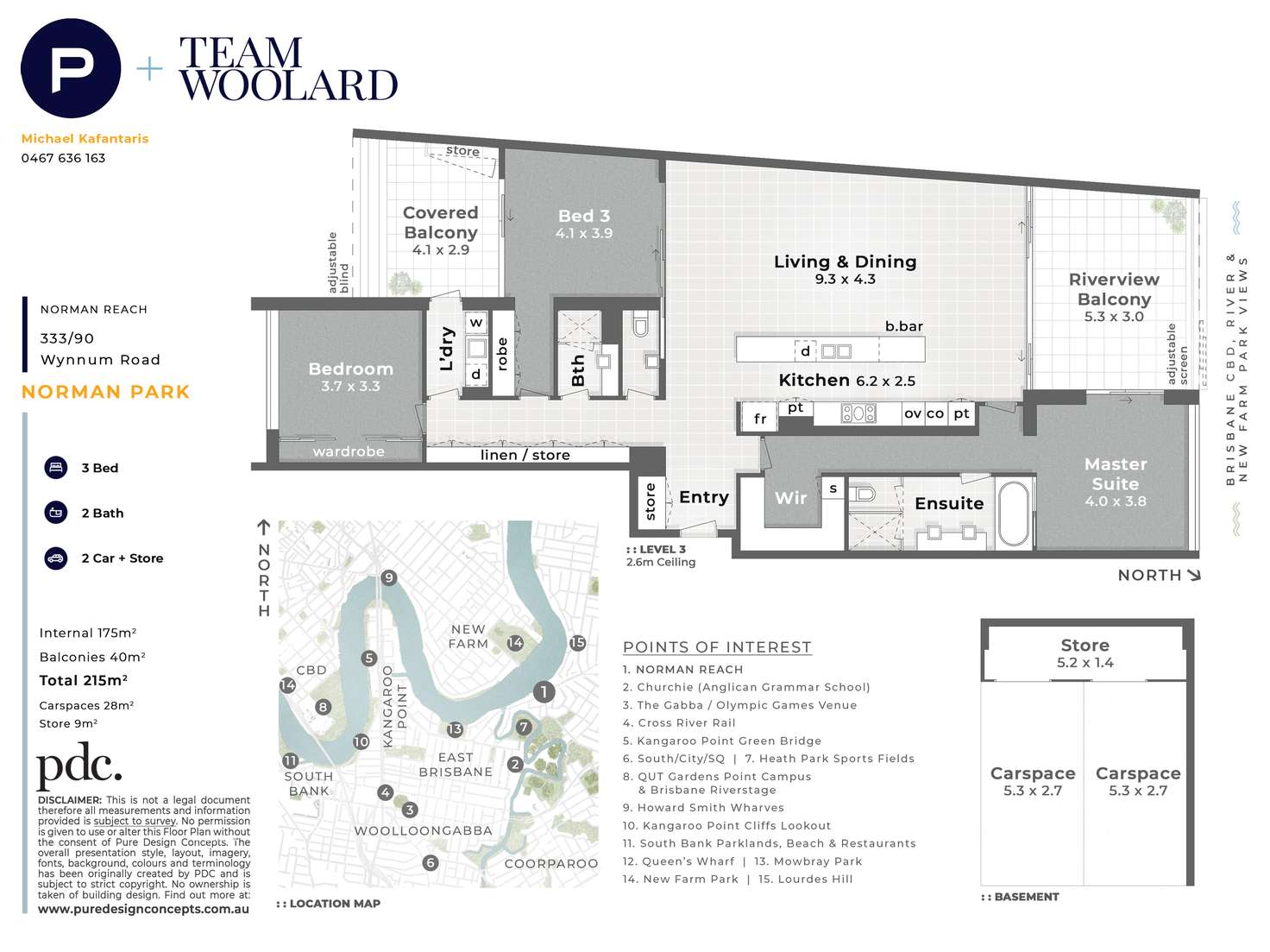 Floorplan of Homely apartment listing, 333/90 Wynnum Road, Norman Park QLD 4170