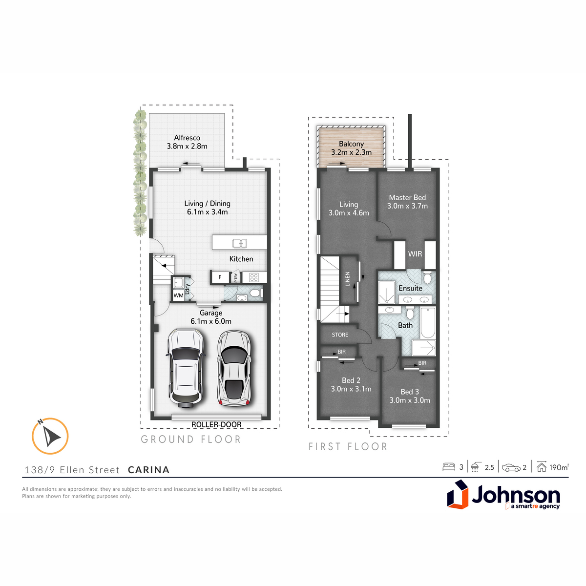 Floorplan of Homely townhouse listing, 138/9 Ellen Street, Carina QLD 4152