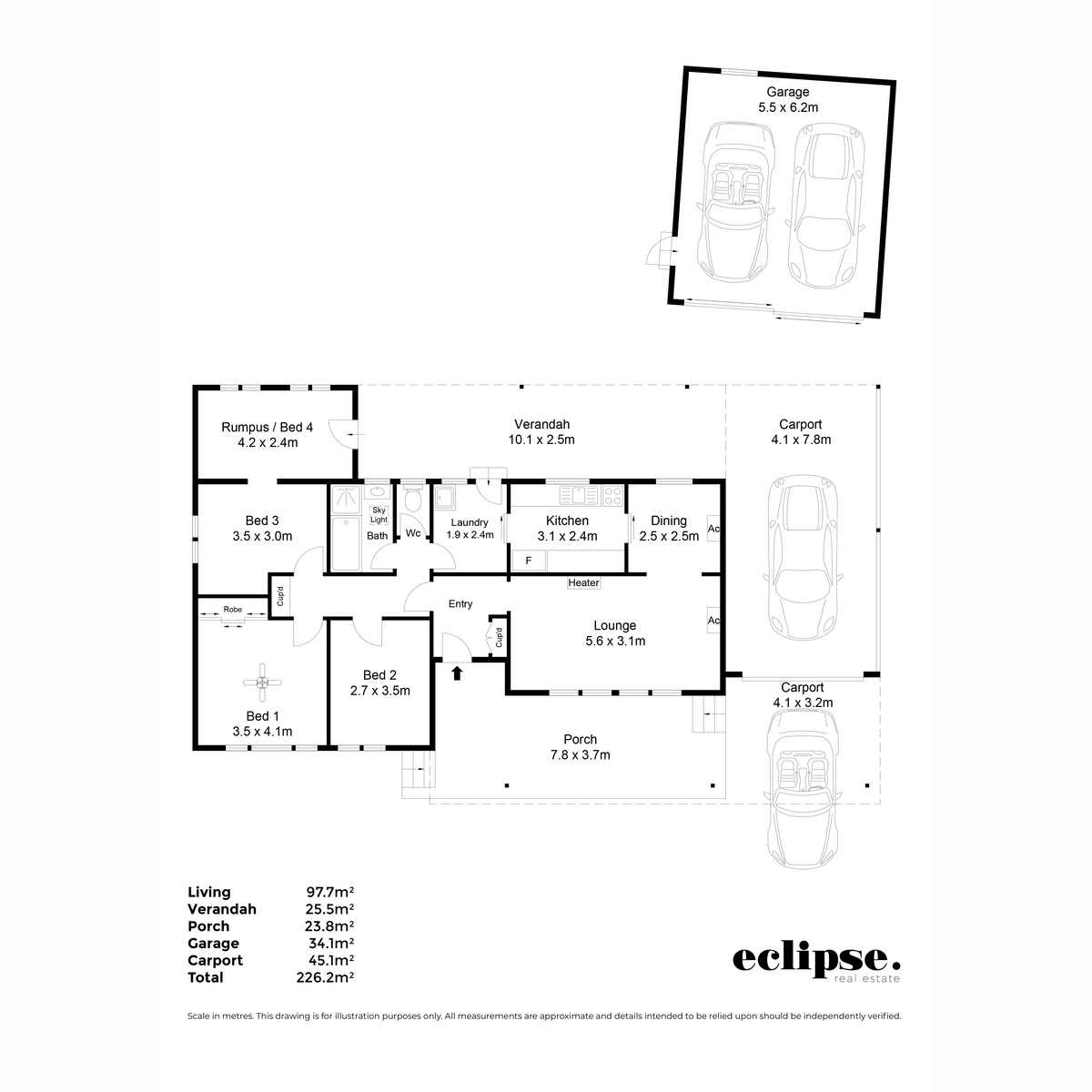Floorplan of Homely house listing, 35 Tarana Avenue, Ingle Farm SA 5098