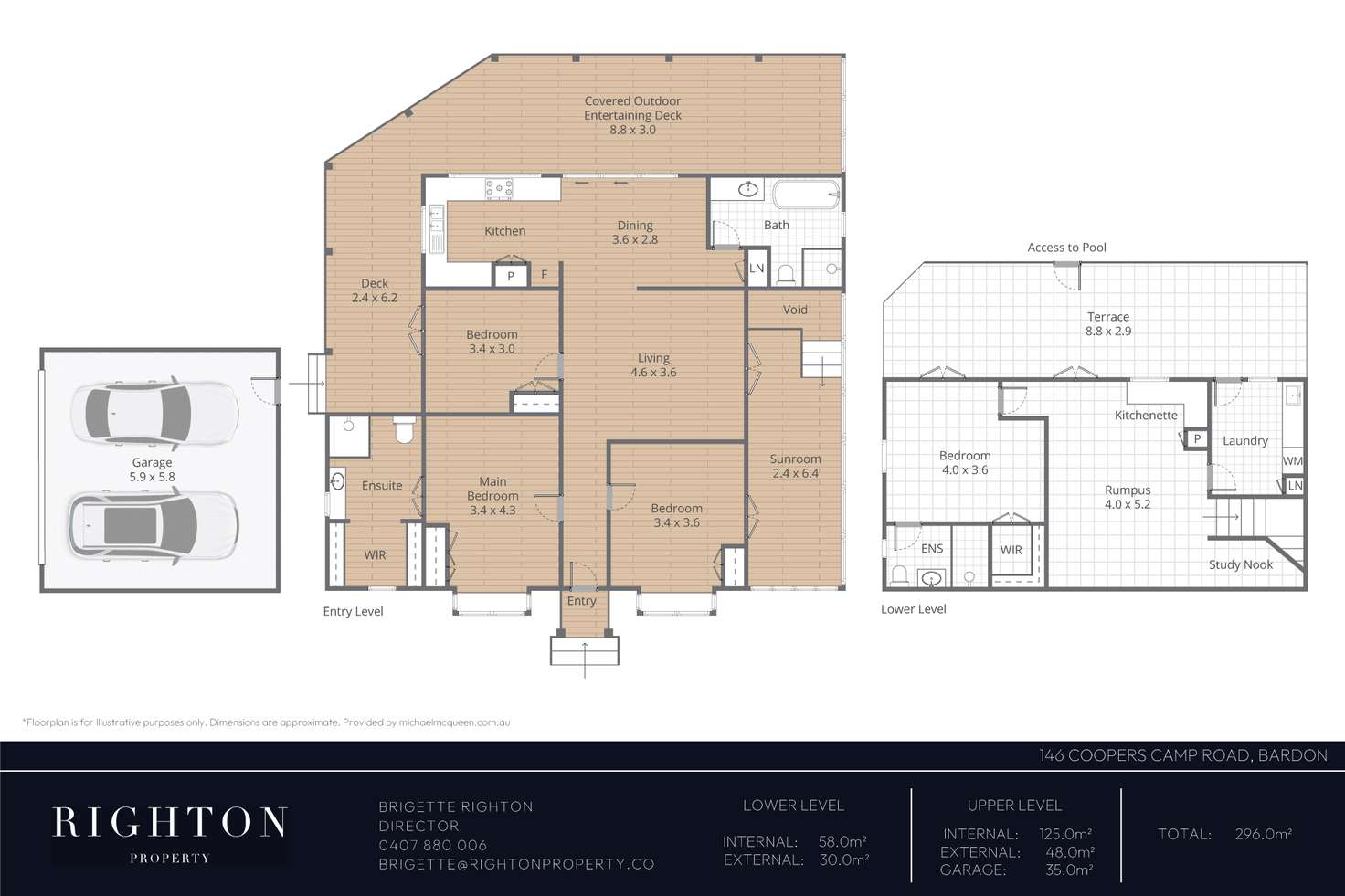 Floorplan of Homely house listing, 146 Coopers Camp Road, Bardon QLD 4065