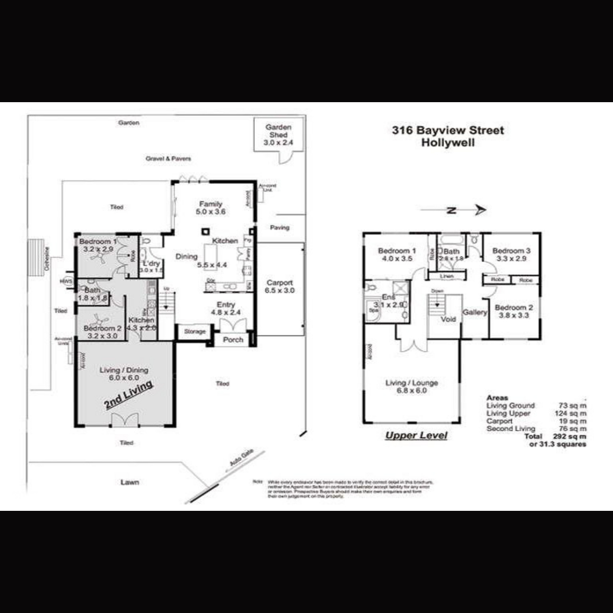 Floorplan of Homely house listing, 316 Bayview Street, Hollywell QLD 4216