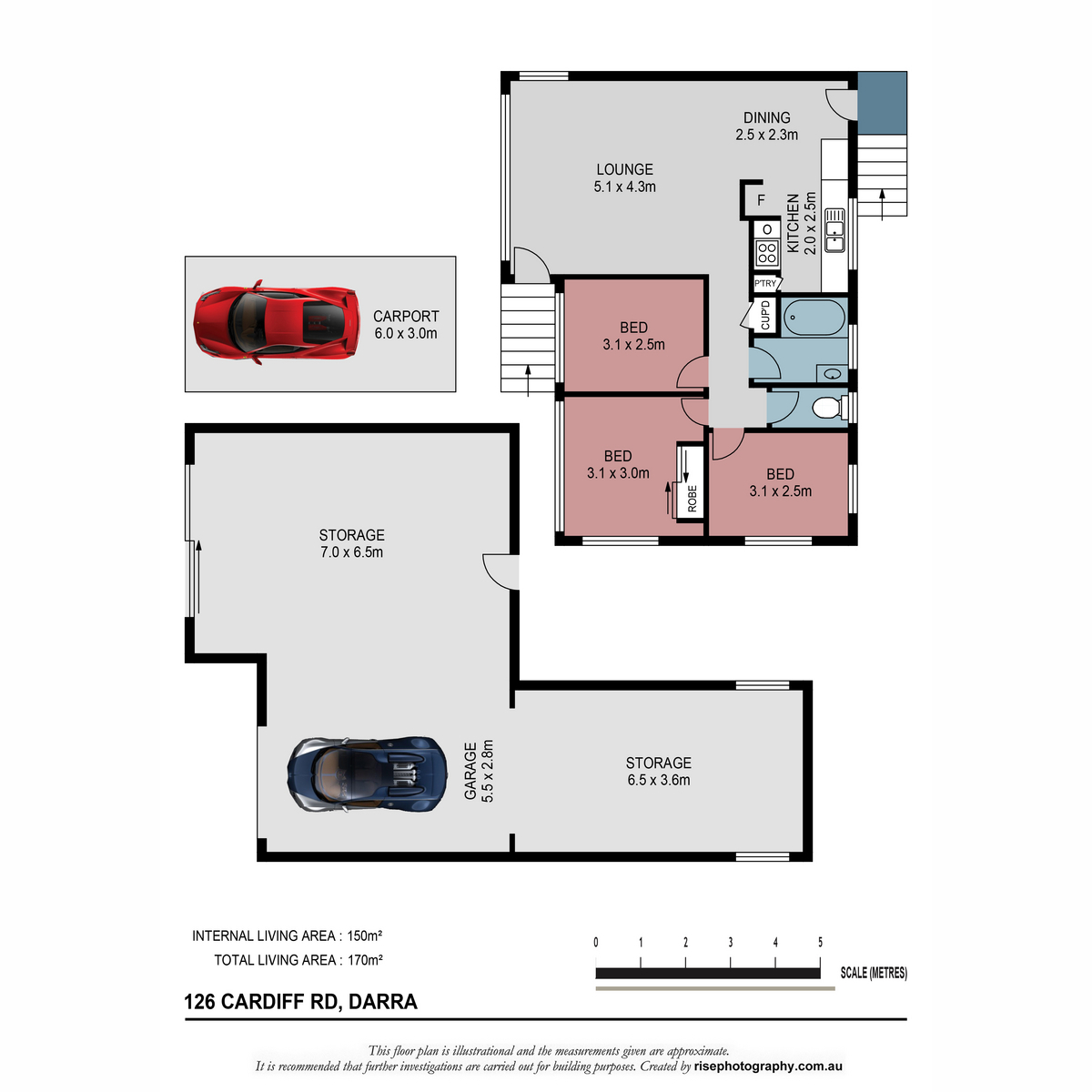 Floorplan of Homely house listing, 126 Cardiff Road, Darra QLD 4076