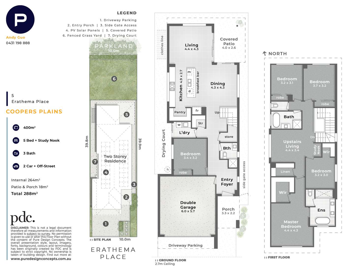 Floorplan of Homely house listing, 5 Erathema Place, Coopers Plains QLD 4108