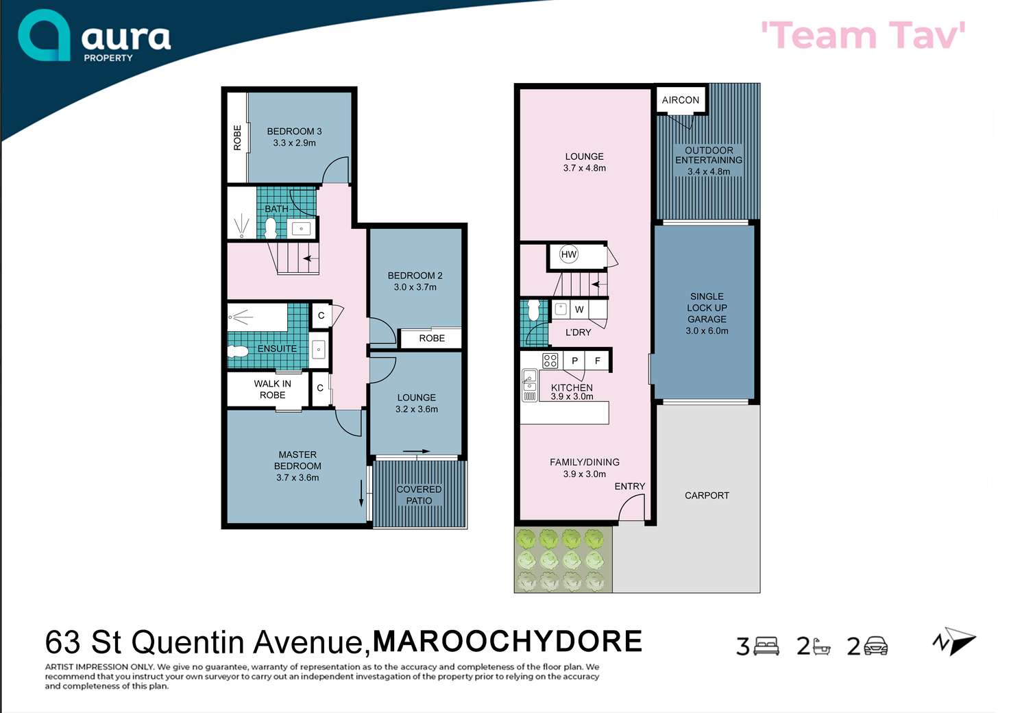 Floorplan of Homely terrace listing, 63 St Quentin Avenue, Maroochydore QLD 4558