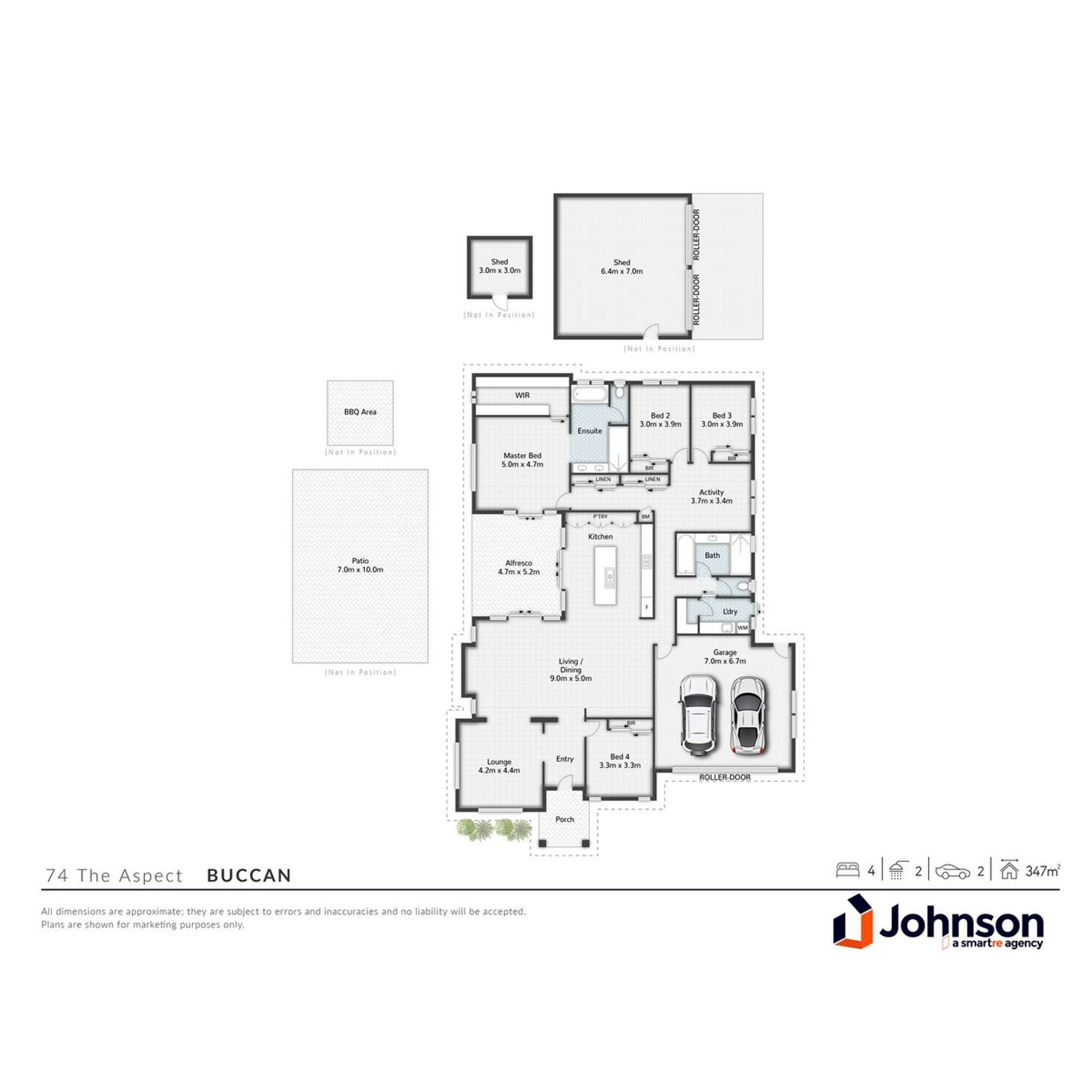 Floorplan of Homely house listing, 74-88 The Aspect, Buccan QLD 4207