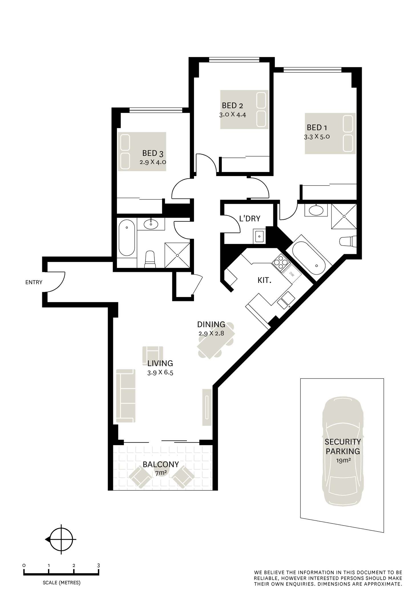 Floorplan of Homely apartment listing, 127/2-26 Wattle Crescent, Pyrmont NSW 2009