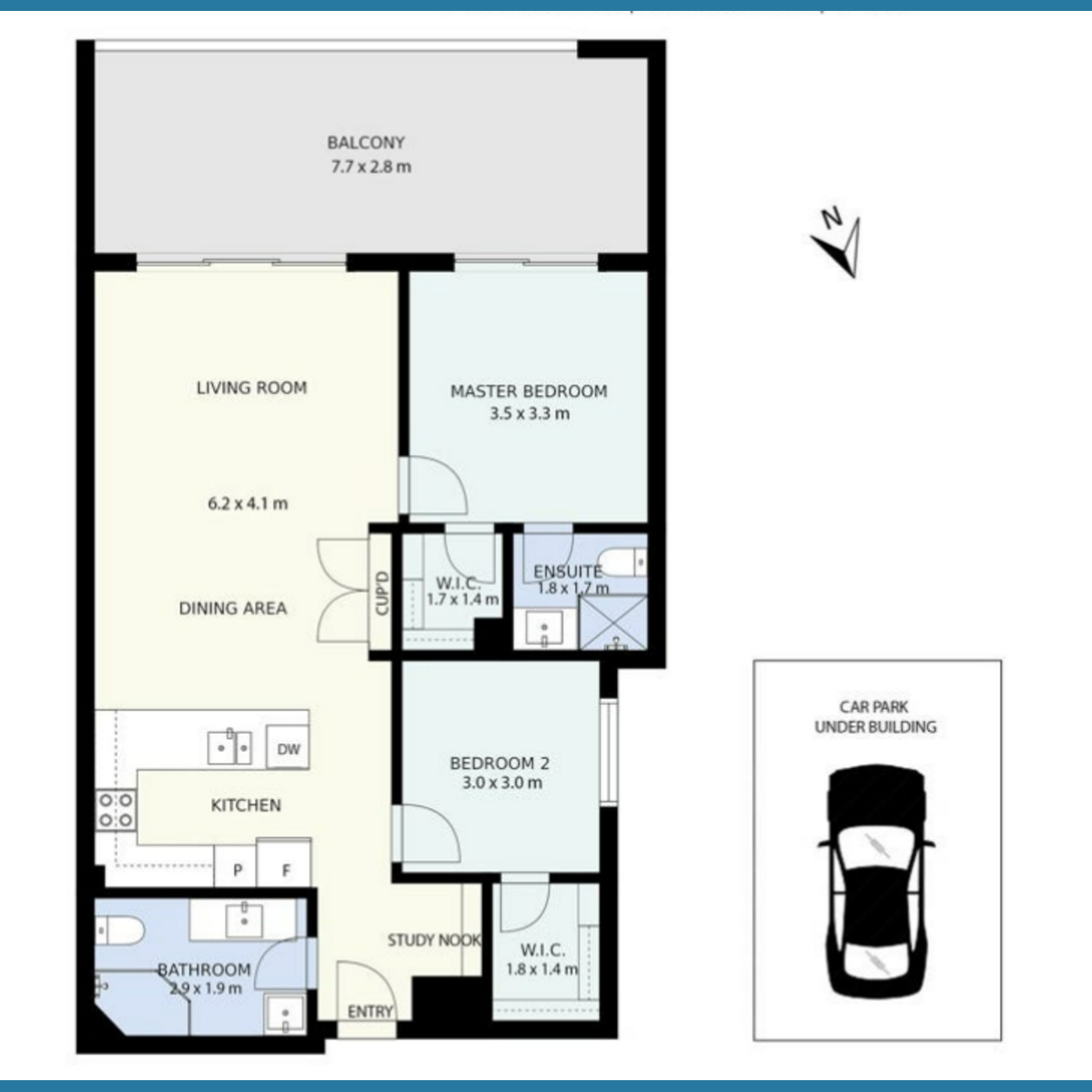 Floorplan of Homely apartment listing, 6/30 Felix Street, Lutwyche QLD 4030