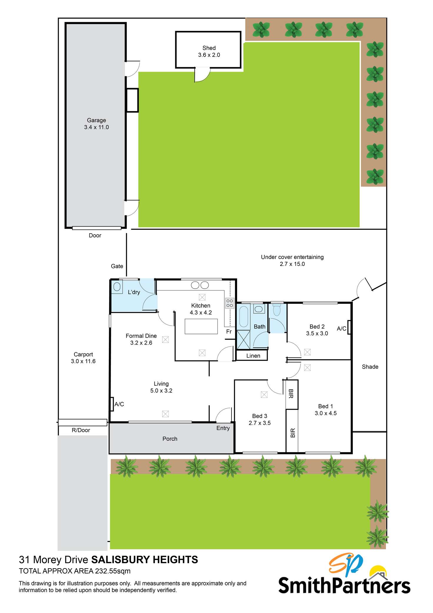 Floorplan of Homely house listing, 31 Morey Drive, Salisbury Heights SA 5109