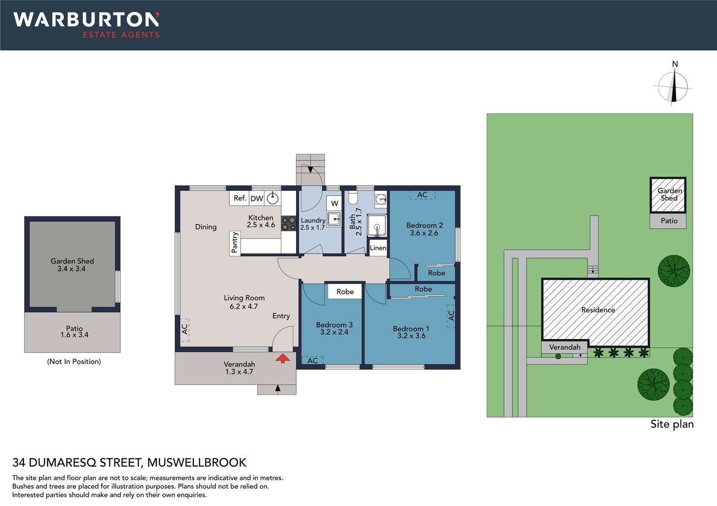 Floorplan of Homely house listing, 34 Dumaresq Street, Muswellbrook NSW 2333