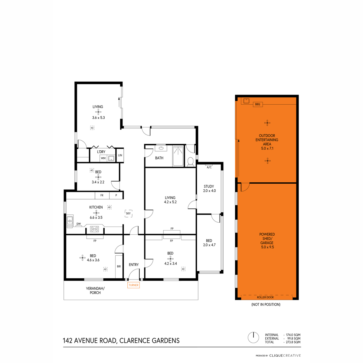 Floorplan of Homely house listing, 142 Avenue Road, Clarence Gardens SA 5039