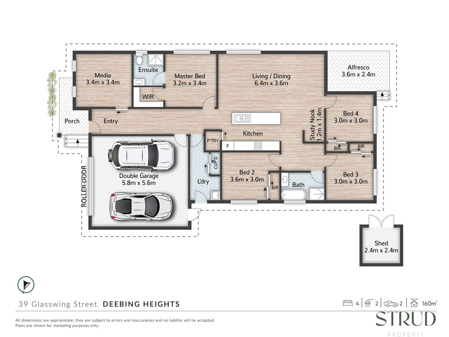 Floorplan of Homely house listing, 39 Glasswing Street, Deebing Heights QLD 4306