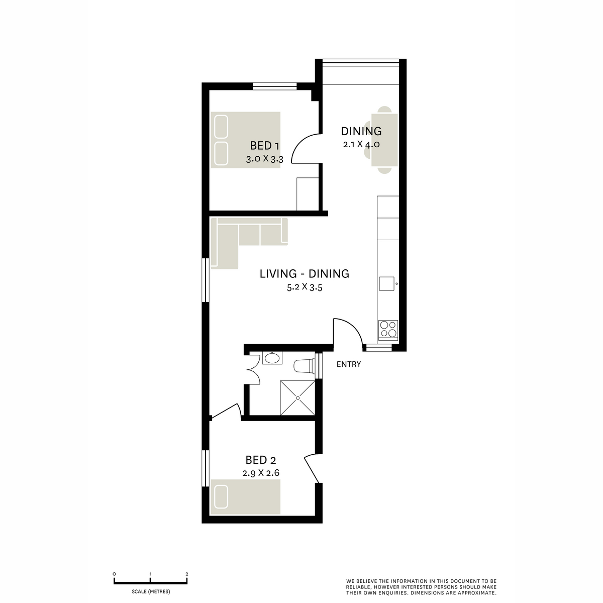Floorplan of Homely apartment listing, 8/305-307 Liverpool Street, Darlinghurst NSW 2010