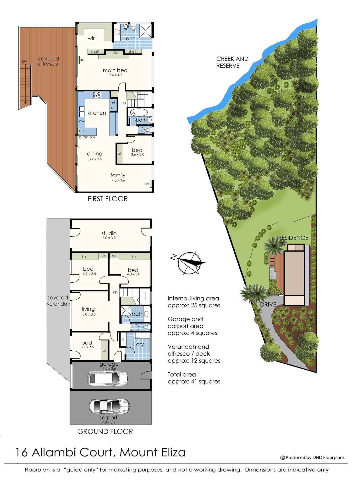 Floorplan of Homely house listing, 16 Allambi Court, Mount Eliza VIC 3930