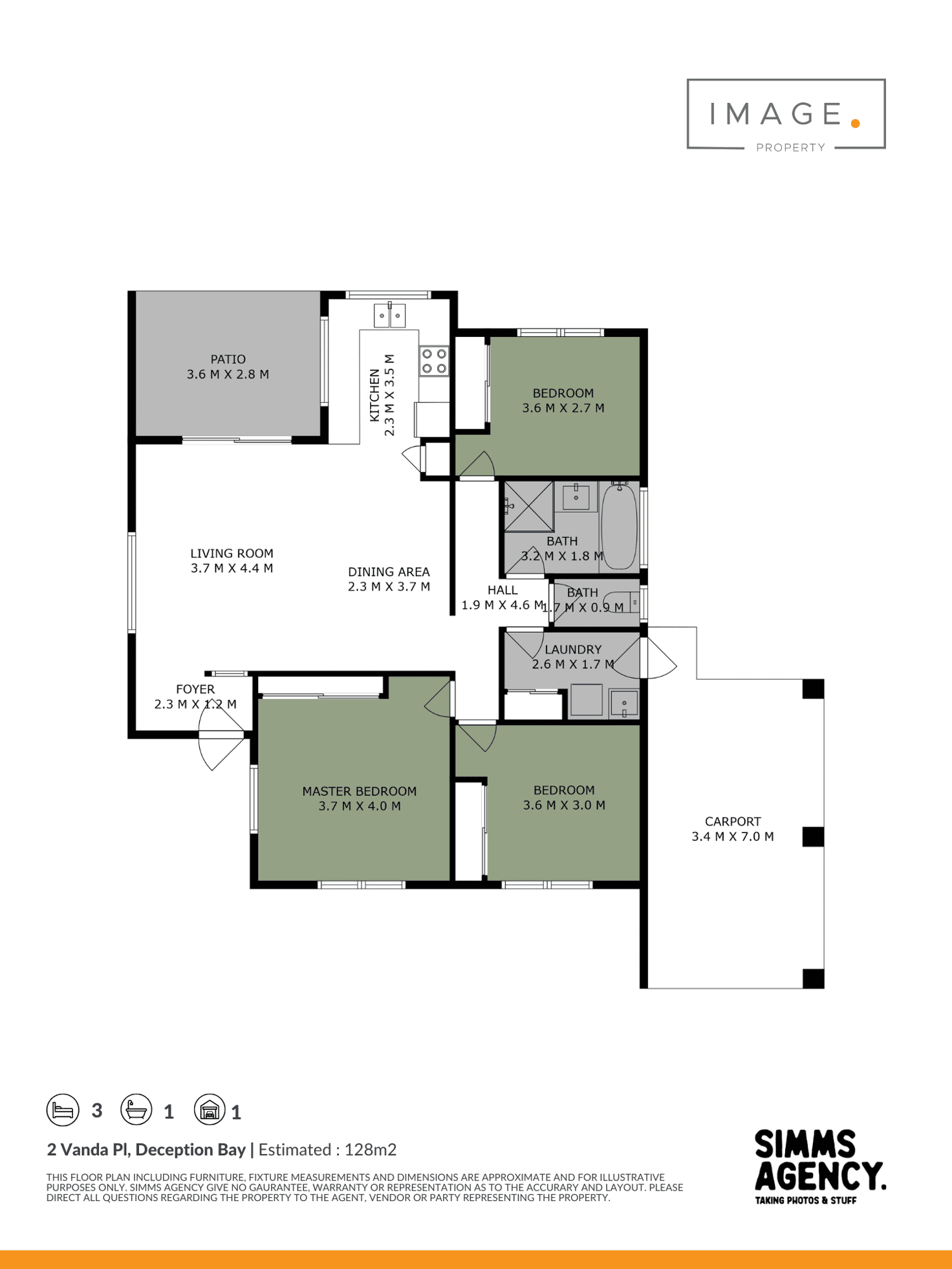 Floorplan of Homely house listing, 2 Vanda Place, Deception Bay QLD 4508