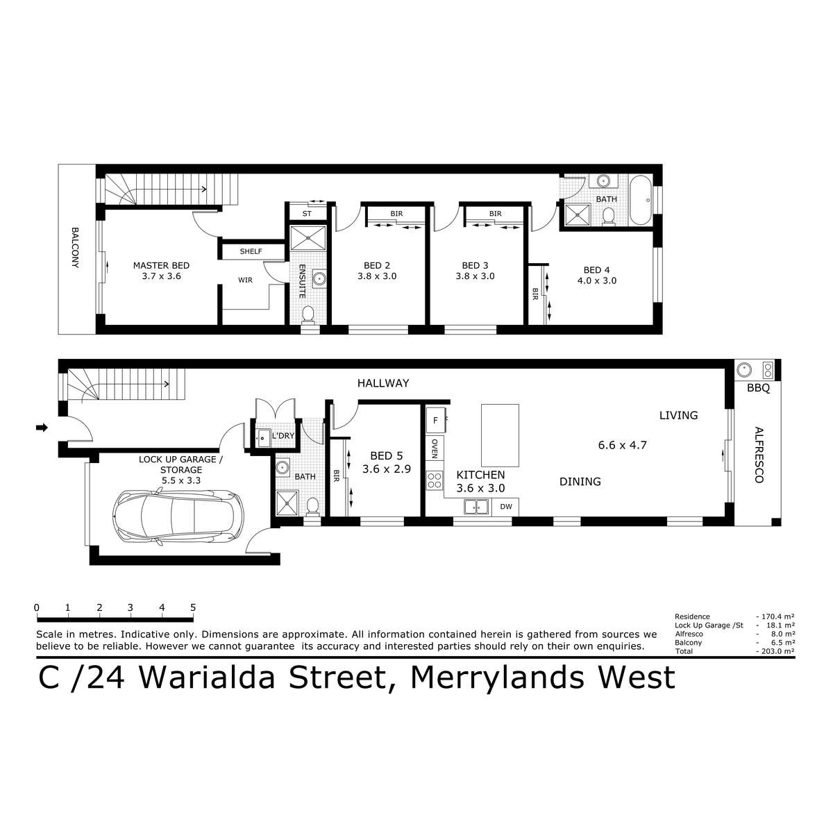 Floorplan of Homely house listing, 24B Warialda Street, Merrylands West NSW 2160