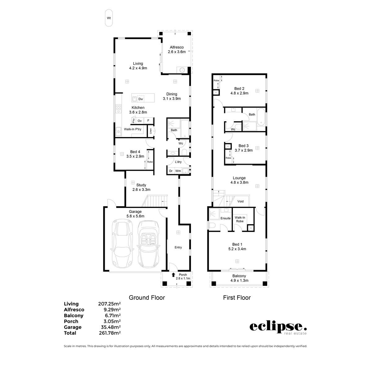 Floorplan of Homely house listing, 10B Amadio Crescent, Campbelltown SA 5074