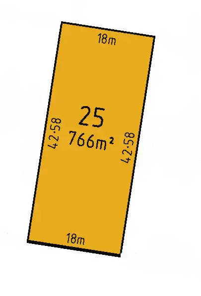 Floorplan of Homely land listing, LOT 25 Snow Gum Road, Heyfield VIC 3858
