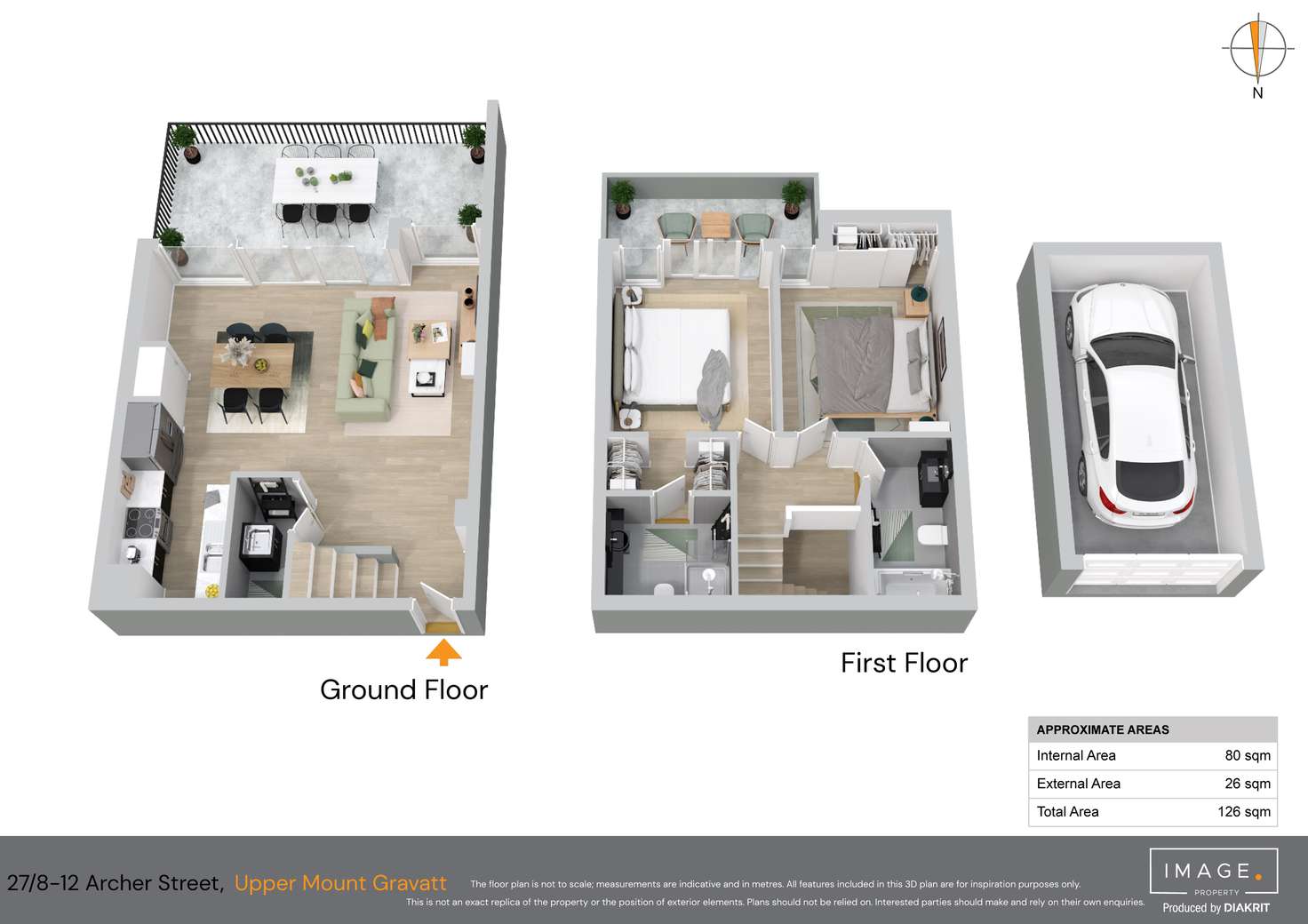 Floorplan of Homely unit listing, 27/8 - 12 Archer Street, Upper Mount Gravatt QLD 4122