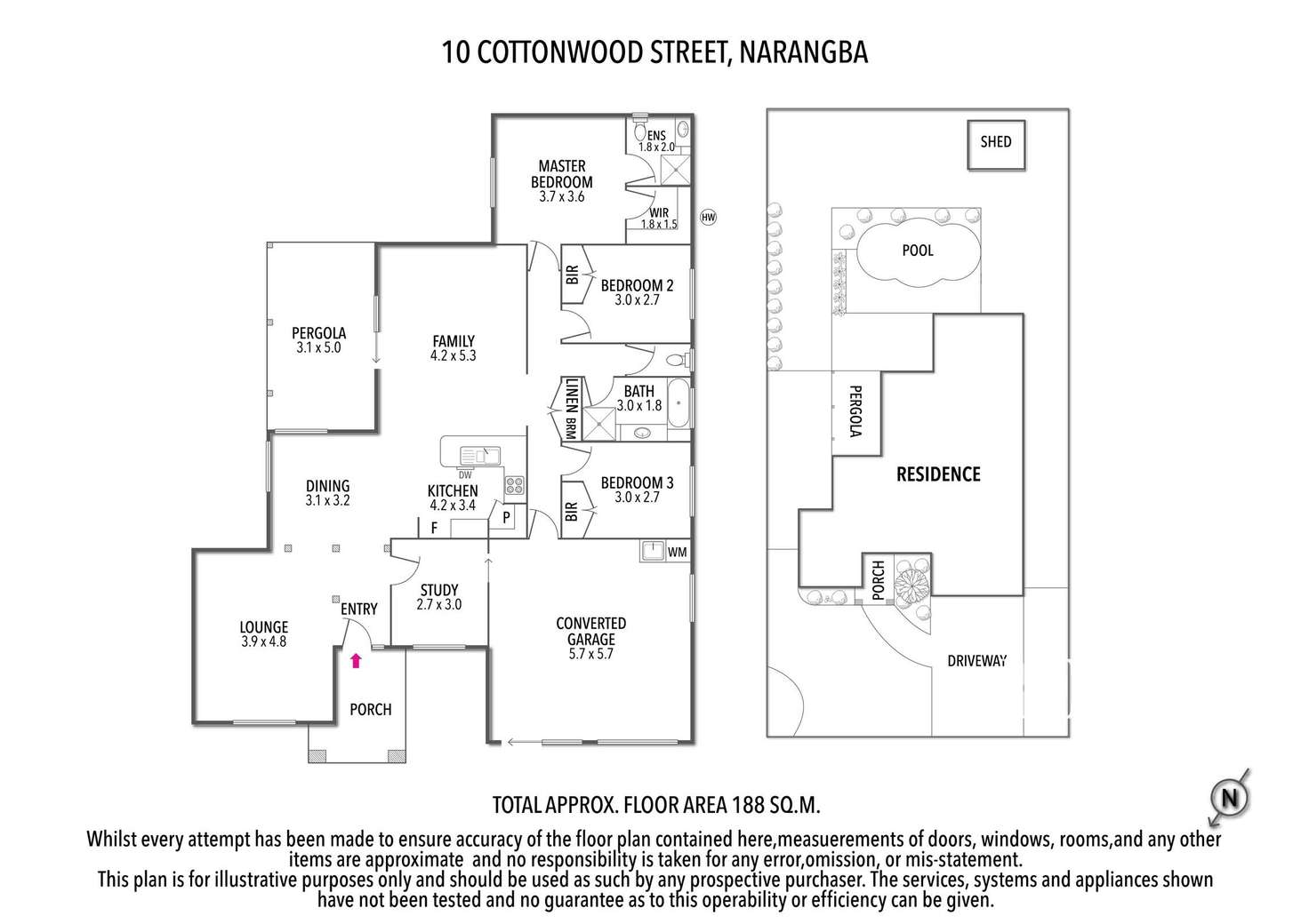 Floorplan of Homely house listing, 10 Cottonwood Street, Narangba QLD 4504