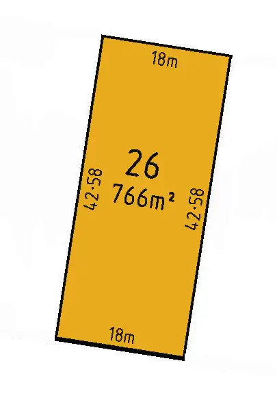 Floorplan of Homely land listing, LOT 26 Snow Gum Road, Heyfield VIC 3858