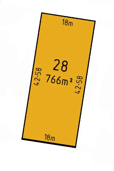 Floorplan of Homely land listing, LOT 28 Snow Gum Road, Heyfield VIC 3858