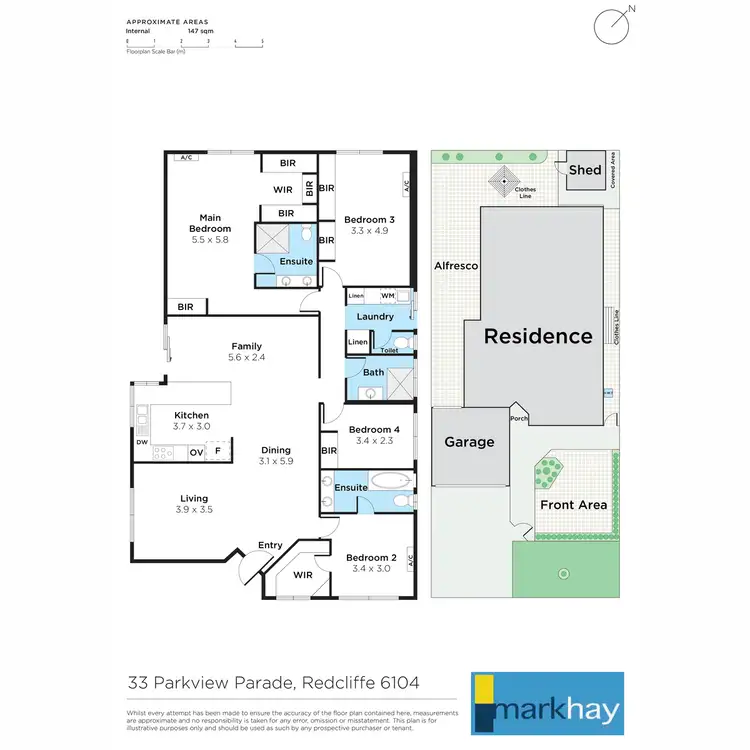 Floorplan of Homely house listing, 33 Parkview Parade, Redcliffe WA 6104