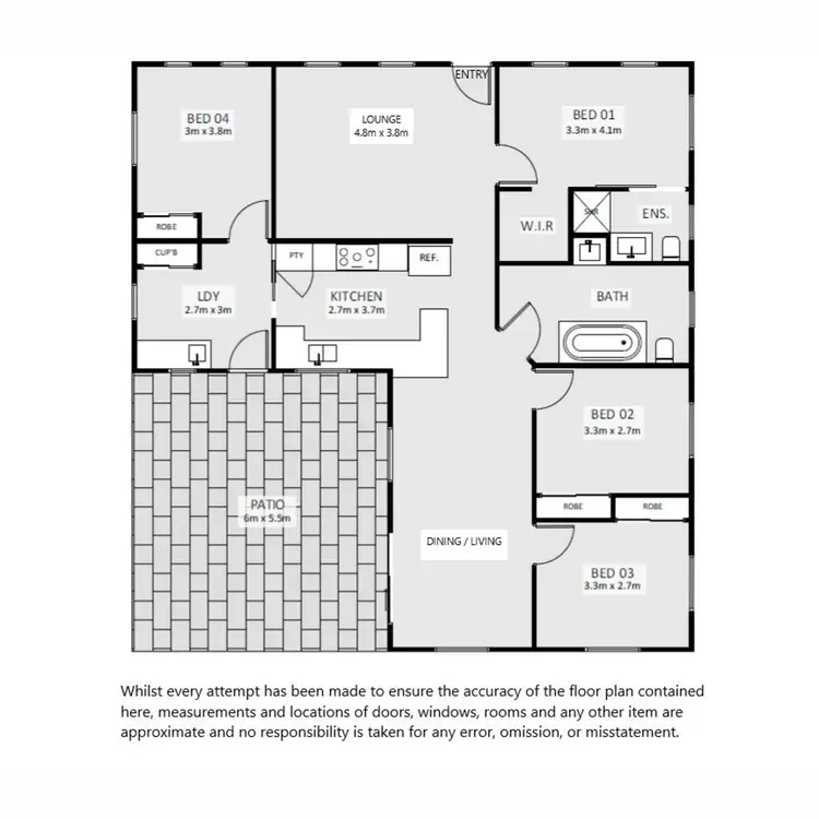 Floorplan of Homely house listing, 2 Callaghan Drive, Taranganba QLD 4703
