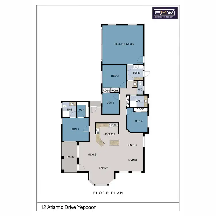 Floorplan of Homely house listing, 12 Atlantic Drive, Yeppoon QLD 4703
