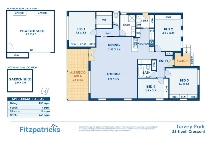 Floorplan of Homely house listing, 25 Bluett Crescent, Turvey Park NSW 2650