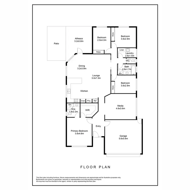 Floorplan of Homely house listing, 3 Callistemon Place, Currimundi QLD 4551