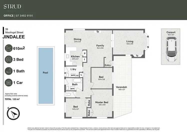 Floorplan of Homely house listing, 39 Moolingal Street, Jindalee QLD 4074
