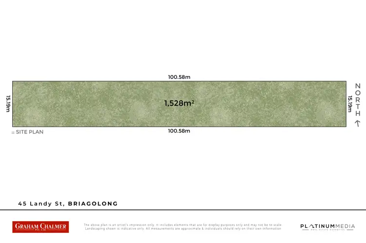 Floorplan of Homely land listing, 45 Landy Street, Briagolong VIC 3860