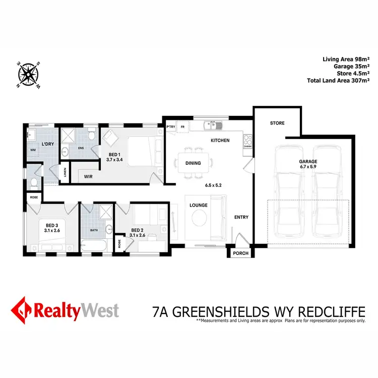 Floorplan of Homely house listing, 7A Greenshields Way, Redcliffe WA 6104