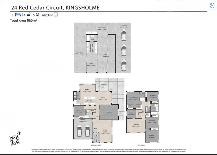 Floorplan of Homely house listing, 24 Red Cedar Circuit, Kingsholme QLD 4208