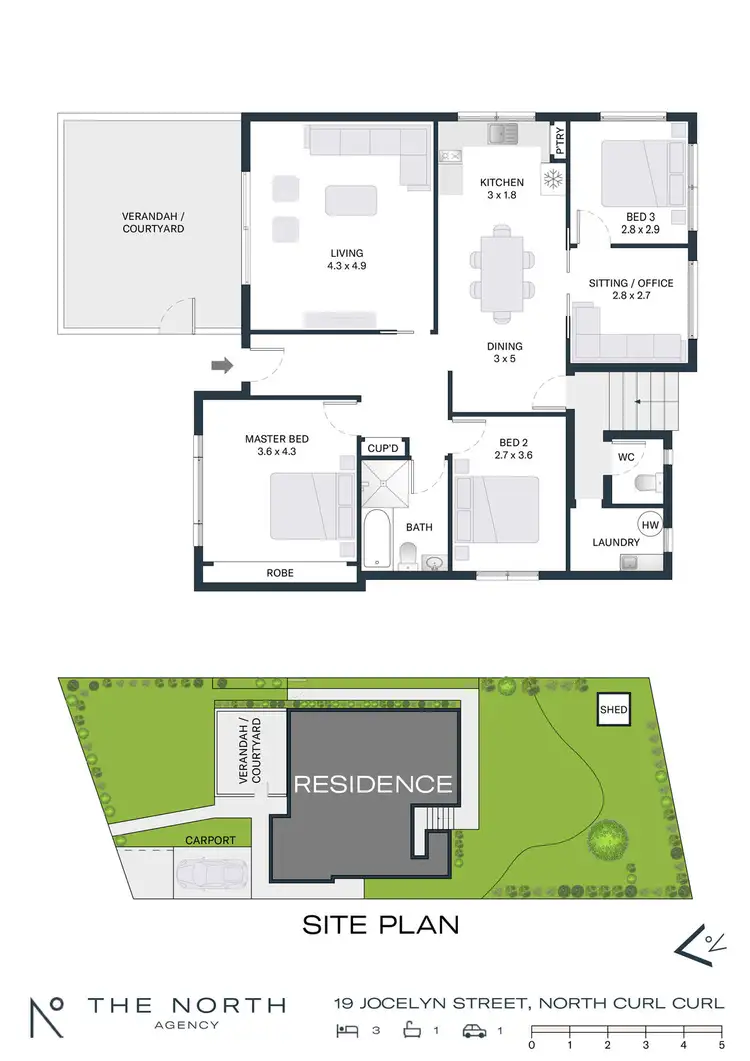Floorplan of Homely house listing, 19 Jocelyn Street, North Curl Curl NSW 2099