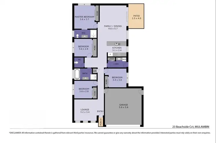 Floorplan of Homely house listing, 23 Beachside Circuit, Mulambin QLD 4703