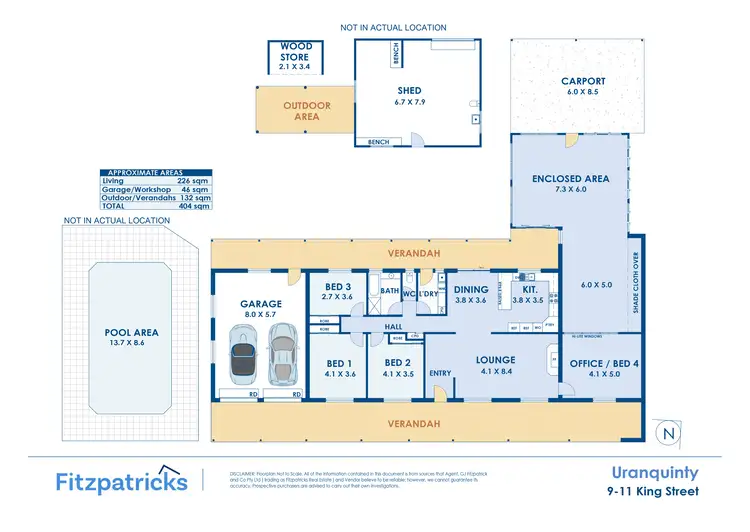 Floorplan of Homely house listing, 9-11 King Street, Uranquinty NSW 2652