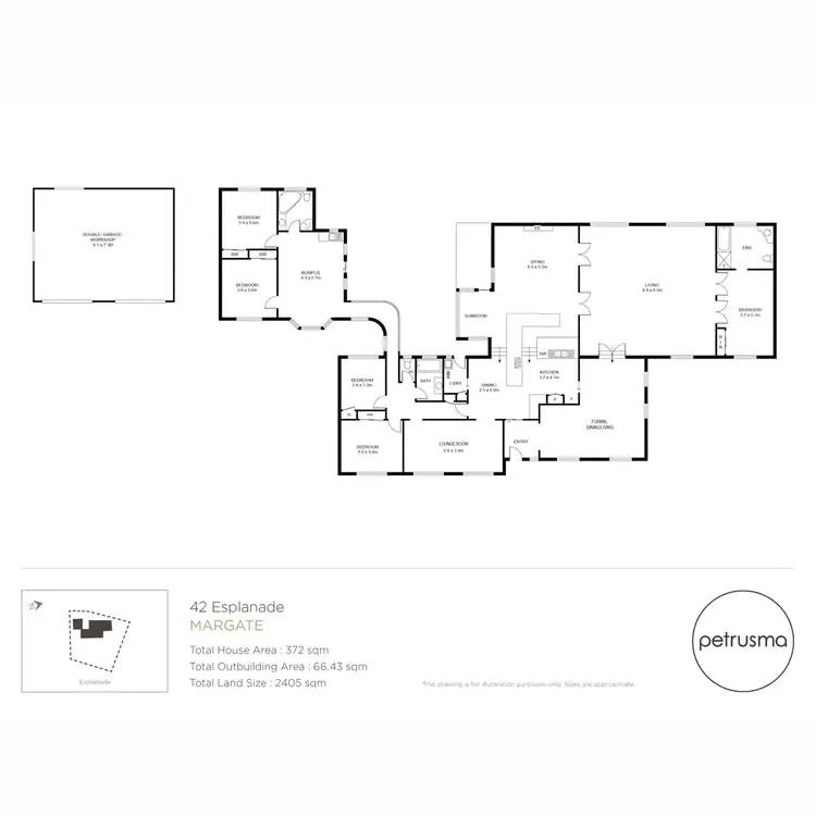 Floorplan of Homely house listing, 42 Esplanade, Margate TAS 7054