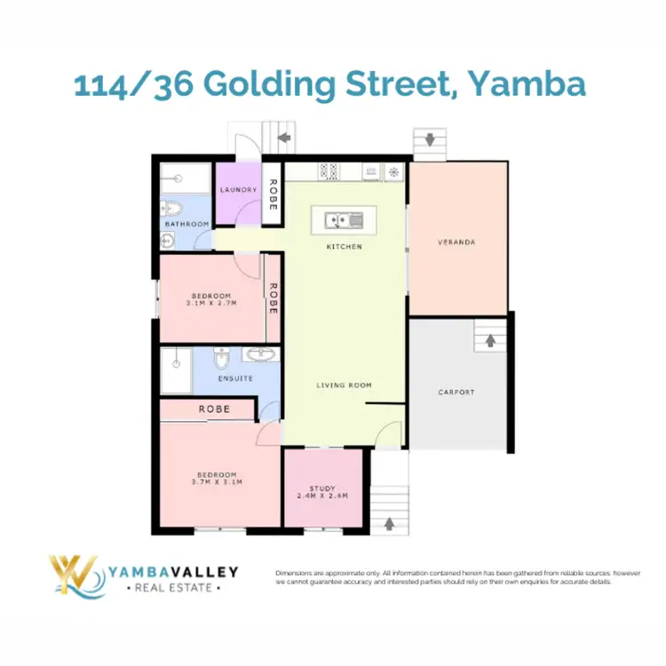 Floorplan of Homely retirement listing, 114/36 Golding Street, Yamba NSW 2464