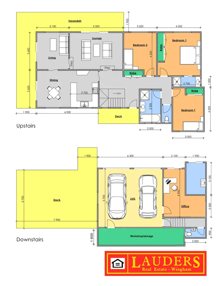 Floorplan of Homely house listing, 6 Riverview Drive, Wingham NSW 2429
