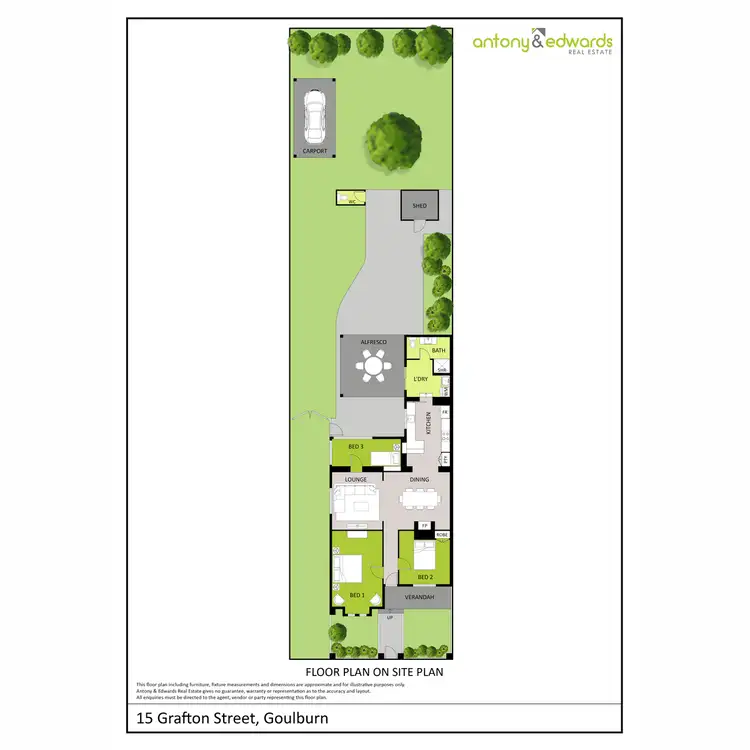 Floorplan of Homely house listing, 15 Grafton Street, Goulburn NSW 2580