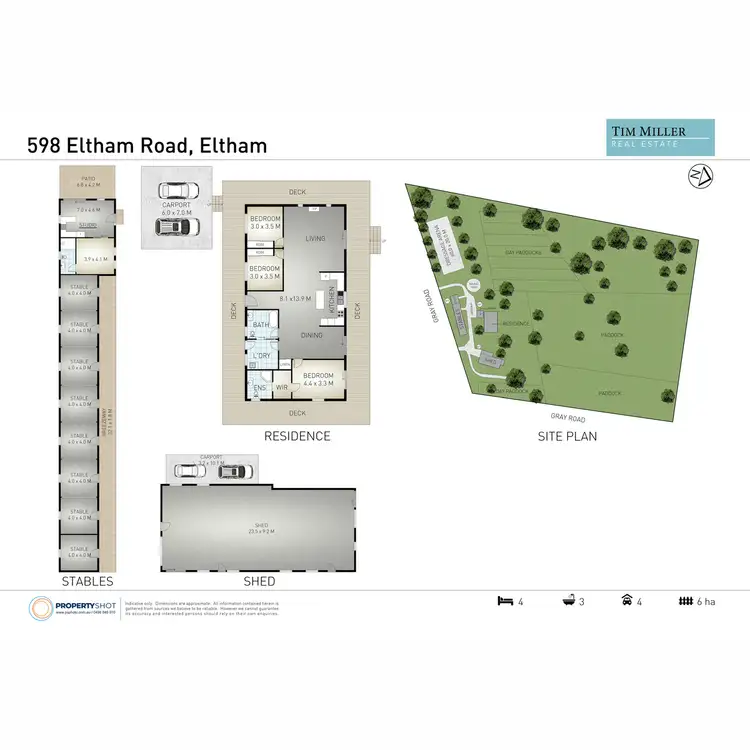 Floorplan of Homely house listing, 598 Eltham Road, Eltham NSW 2480
