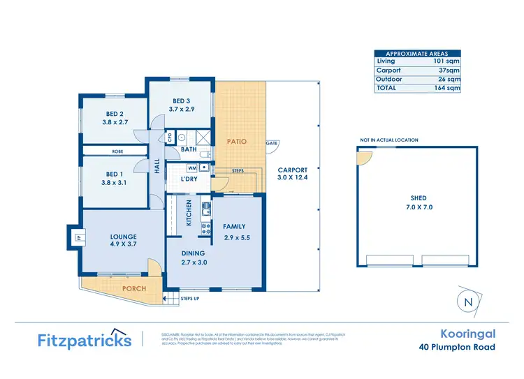 Floorplan of Homely house listing, 40 Plumpton Road, Kooringal NSW 2650