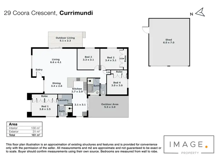 Floorplan of Homely house listing, 29 Coora Crescent, Currimundi QLD 4551